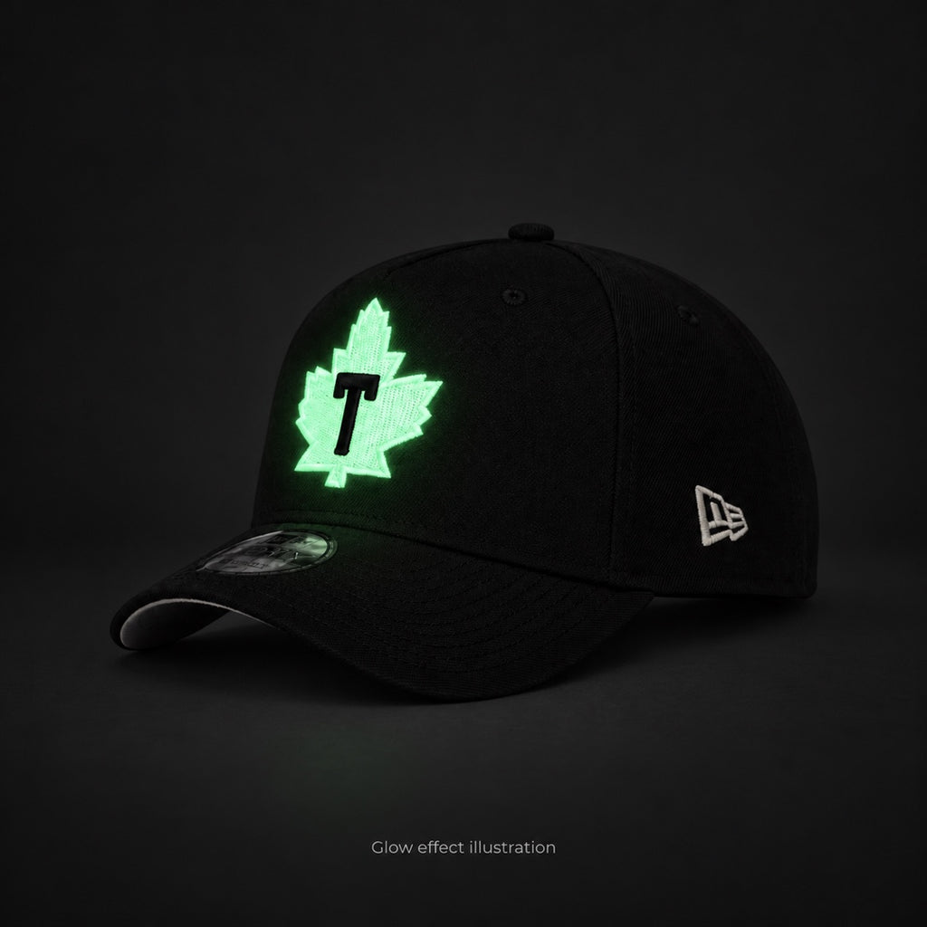 Toronto Maple Leafs Black GLOW IN THE DARK 9Forty AF