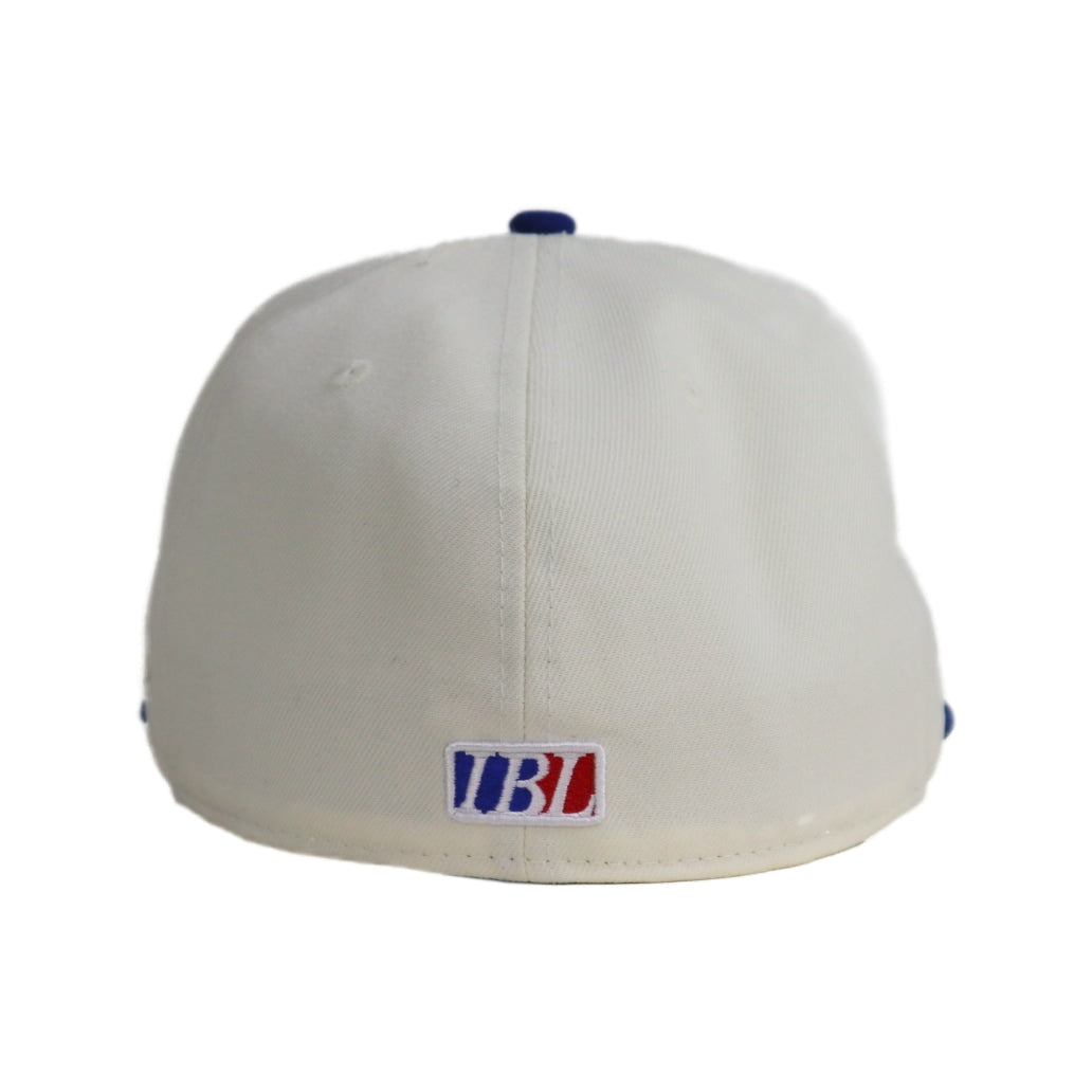 TML 5950 Fitted Hat - Chrome & Blue