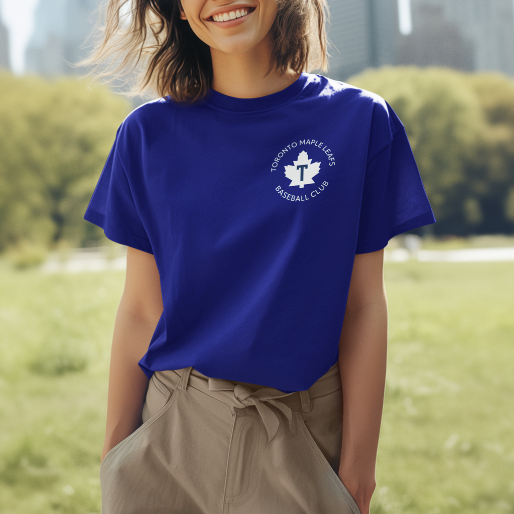 Adult Crewneck T-Shirt Club Logo